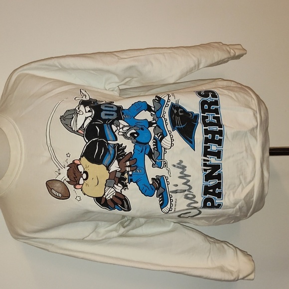 Vintage Carolina Panthers Looney tunes 1993 sweatshirt size medium - Picture 1 of 14